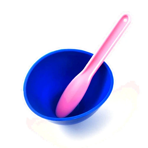 DOC.ROYAL Flexible Rubber Mixing Bowl Cup Pot with Plastic Spatula for Alginate Plaster Impression Material Medical Bowls