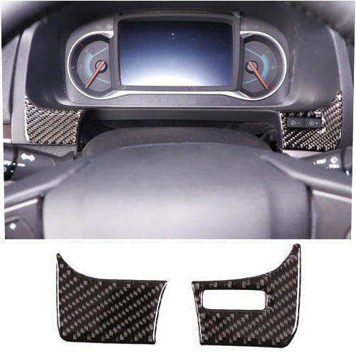 Qiosreui Central Console Dashboard Panel Trim Sticker for Honda Pilot 2016-2022/ Passport 2019-2023, Dash Board Dial Side Trim Cover Frame (Instrument Panel Side Trim Stickers)