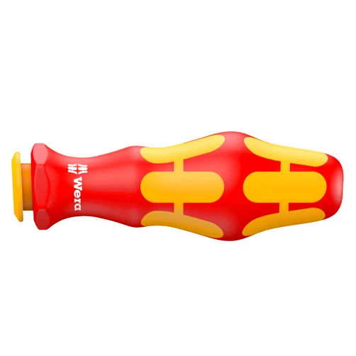 Wera 05003990001 Kraftform Kompakt VDE 817 Screwdriver Handle, For Use With Interchangeable Blades, 9mm Head, BladeLength