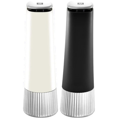 ZWILLING Spices Upside-Down Manual 2-pc Spice Mill Set, Black & Ivory