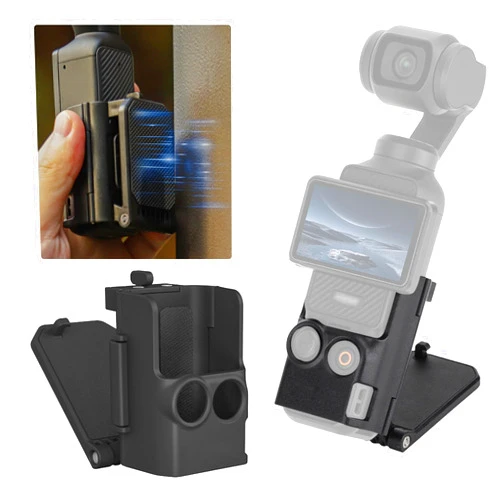 CAPART Magnetic Base for DJI OSMO Pocket 3, Magnetic Mount Angles Adjustable Desktop Base Stand Holder Bracket