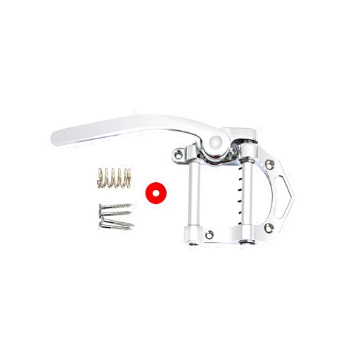 Metallor Guitar Tremolo Tailpiece Vibrato Bridge Compatible with SG LP Tele Style Flat Top Electric Guitar Parts Replacement Chrome.
