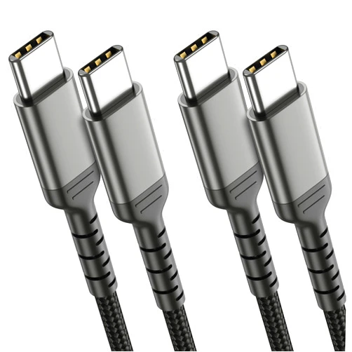 ULIFTUS 6FT USB-C to USB-C Cable for iPhone 15, 2-Pack USB 2.0 Type C to Type C Cable Fast Charging C to C Charger Cord Compatible with Samsung Galaxy S22 Google Pixel iPad Pro, USBC to USBC Cable 2m