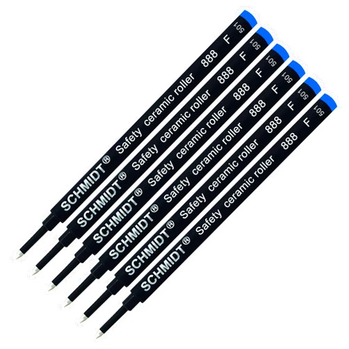 Schmidt Safety Rolling Ceramic Refill - 6 Pack - Blue