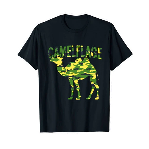 I Love Camels Desert Camelid Funny Camel Zoo Animal Pun Camelflage Camo Meme T-Shirt