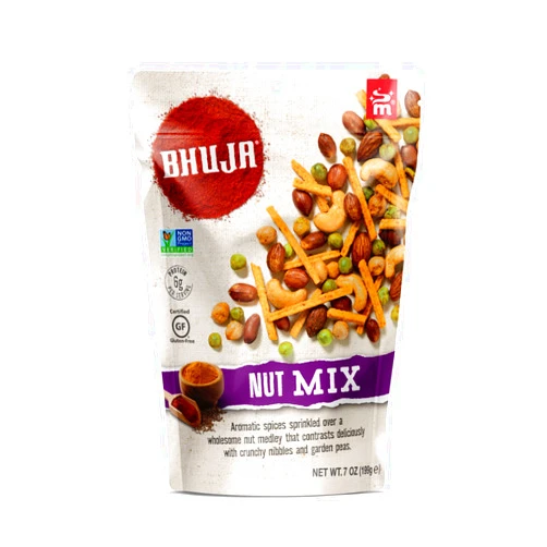 Majans Bhuja Nut Mix, 7-ounce Bags (Pack of 6)