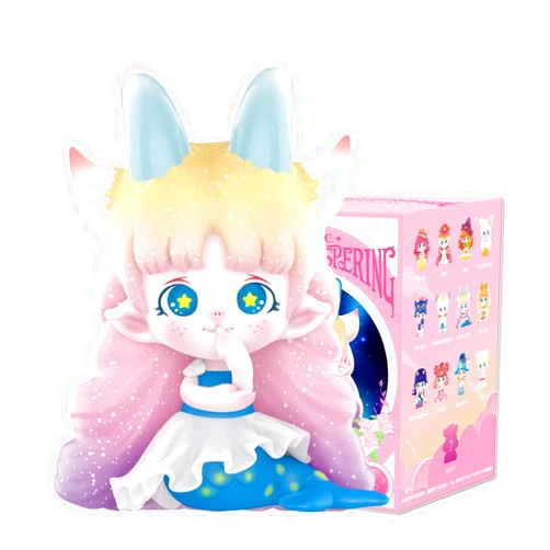 POP MART Zoe Flower Whispering Zodiac Series 1PC Exclusive Action Figure Box Toy Bulk Box Popular Collectible Art Toy Cute Figure Creative Gift, for Christmas Birthday Party Holiday