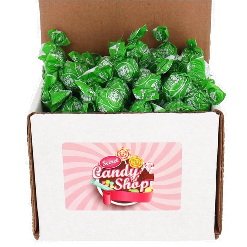 SECRET CANDY SHOP Tootsie Pops Lollipops Miniature Mini 50 Lollies in a Box (Green Apple)