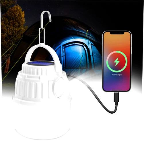 AROPEEN Camping Lantern Rechargeable, High Lumens Lantern Flashlight IP64 Waterproof & Dustproof Solar Powered Lantern, Camp Lights for Hiking Fishing Night Market Stalls Hurricanes Emergency