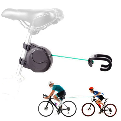 HOMEE Bike Tow Rope, Retractable Bicycle Traction Rope, Mountain Bike Parent-Child Pull Traction Rope, Portable Outdoor Cycling Tow Rope, Cycling Trailer Tools for Bike