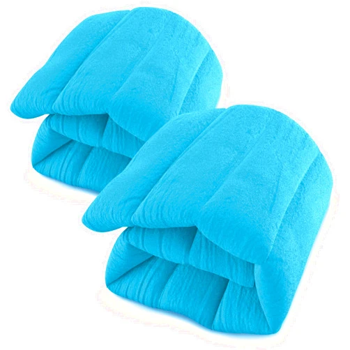 ComfortCloud Microwavable Heating Pads Set of 2 Natural Moist Heat Pad for Back Pain, Neck and Shoulders, Nerve, Cramps, Lower Lumbar Relief