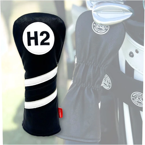 MADSON GOLF Cart Magnet Headcovers - Stylish & Protective Club Covers for Golf Clubs, with Rubber Cart Magnet for Secure Positioning and Quick Access, Magnetic Golf Accessories, Golf Cart Accessories