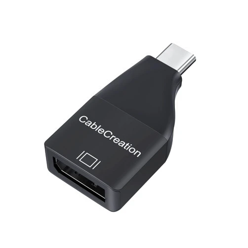 CableCreation USB C to DisplayPort Adapter 4K@60Hz, Male Type C to Female DisplayPort Adapter Compatible with iPhone 16 15 Pro/Promax/Plus, MacBook Pro Air, Steam Deck, iPad Pro, iMac, XPS, Galaxy