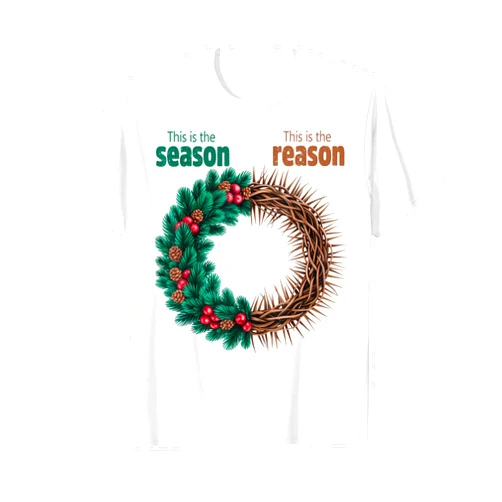 True Story Jesus Nativity Christian Christmas This is The Season This is The Reason Christian Christmas T-Shirt