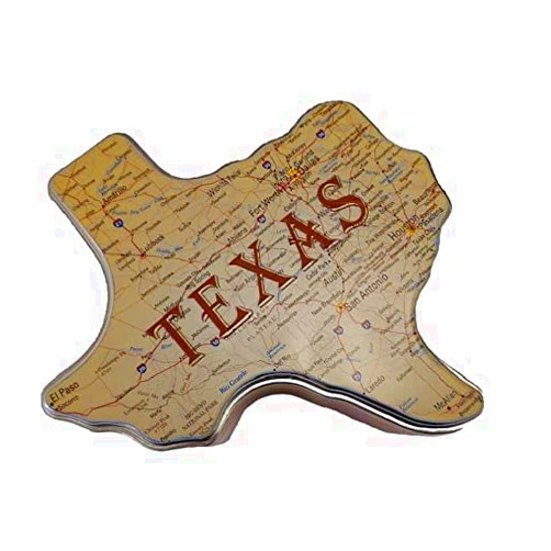 Millican Pecan Texas Roadmap Pecan Gift Tin | Milk Chocolate Pecans | Chocolate Toffee Pecans | Cinnamon Pecans | 1 lb | Millican Pecan since 1888 | San Saba, Texas