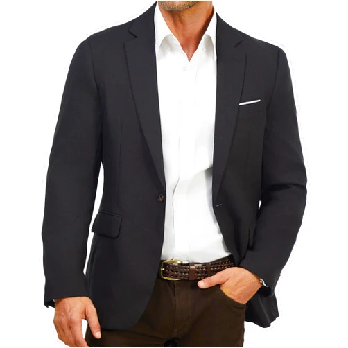 WULFUL Mens Casual Sport Coat Blazer Lightweight One Button Suit Jackets