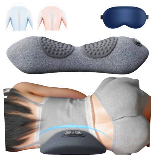 WOSLXM My Soothe Lab 3 in 1 Back Massager, 2025 Upgraded MySootheLab Back Massager, Soothe - 3-in-1 Neck Massager for Back and Shoulder (Gray)