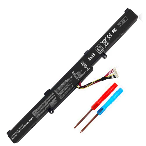Gomarty A41-X550E Battery for Asus X450 X450e X450j X450jf X550e X550z X550za X750j X750ja X751 X751m A450j A450jf A450e F751la F751ma F751mj R751 R752 F751 K751 P750L P750L Series