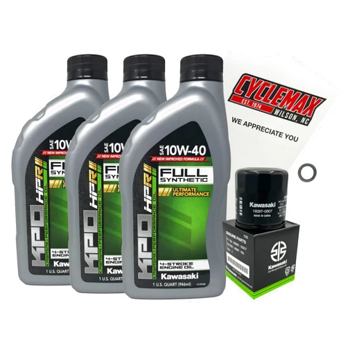 CYCLEMAX Full-Synthetic KPO Oil Change Kit fits 2012-2024 Kawasaki TERYX 4 750 800 4X4