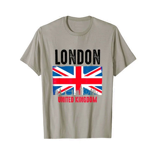 Funny United Kingdom Souvenirs & Gifts London England Vintage UK United Kingdom Flag British City T-Shirt