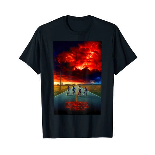 Stranger Things Demogorgon Cloud Poster T-Shirt