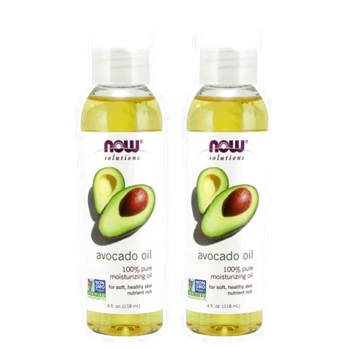 NOW Foods Avocado Oil (Liquid), 4 Ounce Bottles, 2 pk