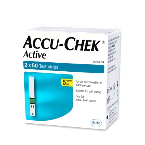 Accu-Chek Active Strips, 100 (50x2) (Multicolor)