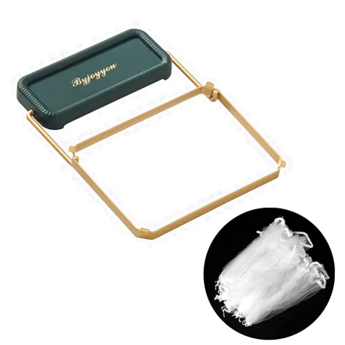 Gofidin Kitchen Sink Filter Rack with 100 Pcs Sink Filter Mesh Bags, Foldable Sink Strainer Mesh Bag Stand Disposable Waste Garbage Net Shelf Anti-Clogging Filter Net Basket Holder