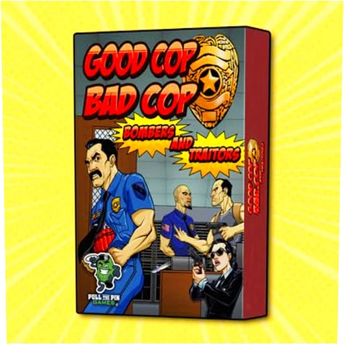 Pull the Pin Games Good Cop Bad Cop: Bombers & Traitors Expansion | New Roles | Bomber | Traitor | Party Game