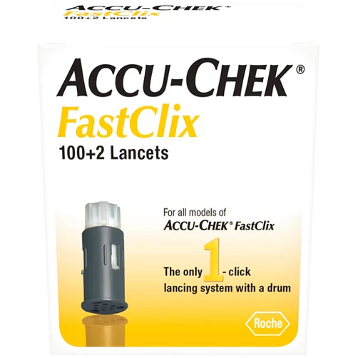 ACCU-CHEK FastClix Lancets 102 Each (Pack of 2)