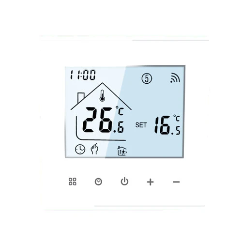 MincoHome Smart Thermostat Save Energy Underfloor Heating Temperature Controller WiFi Voice App Connect Compatible Amazon Alexa, Google Assistant (White for Gas Boiler/Water Heating)