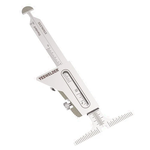 YESWELDER HI-LO Stainless Steel Welding Gauge Inch&Metric for Measurement of Pipe After Fit-up/Alignment Fit-Up Gap 32mm 37 1/2