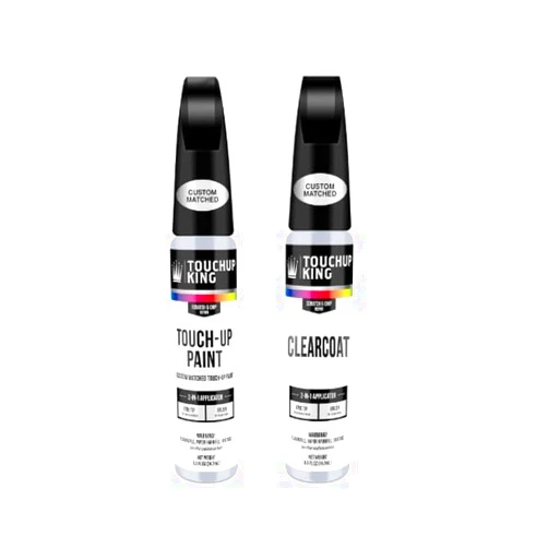 TOUCHUP KING Paint Pen Kit For Ford WINNING BLUE METALLIC WVV Car Scratch Repair Paint with Basecoat & Clearcoat – Auto Touch Up Brush Set