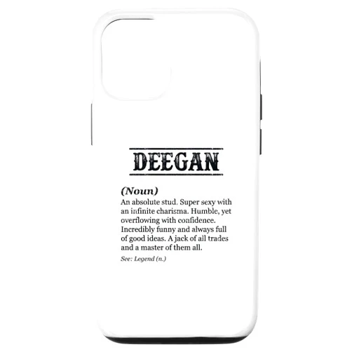 For Someone Named DEEGAN iPhone 12/12 Pro DEEGAN - Name Definition | Funny Phrase - Customized Men's Case