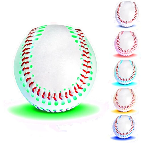 GETORIUM Light Up Baseball: Glow in The Dark with 6 Changing Colors - The Perfect Baseball Gift for Boys, Girls, Adults, and Baseball Fans with LED Illumination - Official Size & Weight Baseball