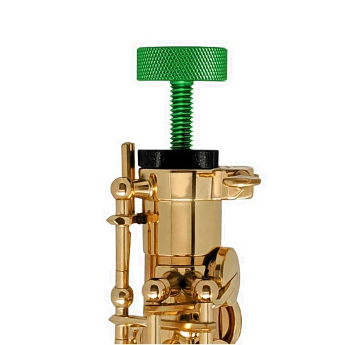Key Leaves GapCap Alto Saxophone end plug flex fits in your sax, expands to fit your case, vents air to dry the body tube, and shock absorbs impact like no other end cap