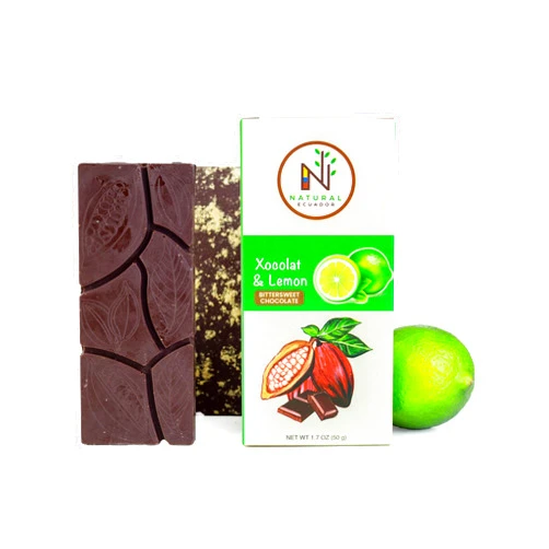N NATURAL ECUADOR NATURAL ECUADOR XOCOLAT, Dark Chocolate Bar, Artisan Chocolate, XOCOLAT & LEMON