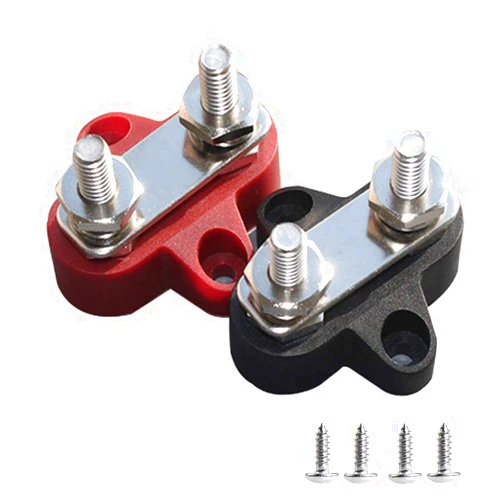 Heart Horse Bus Bar Terminal Block, Power Stud Battery Junction Post 1/4