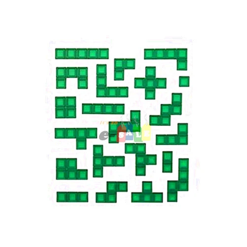 BLOKUS Game Replacement Parts ~ 21 GREEN PIECES