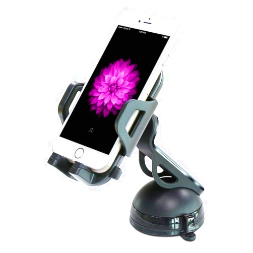 DNRPrime Car Mount Dash Windshield Holder Cradle Swivel Dock Suction Stand Compatible with LG K51 Phone