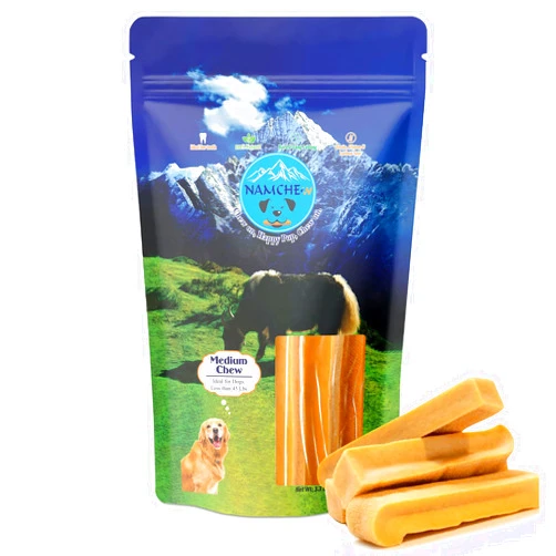 NAMCHEw Medium Dog Chews, 3.3 oz, Grain/Gluten/Lactose-Free, for Dogs Under 55 lbs (3.3 OZ, Medium, Unflavored)