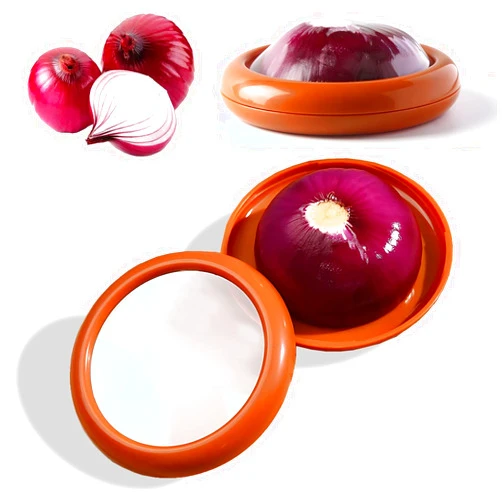 CTOBU Silicone Fruit Storage Box,fruit storage containers for fridge，Fruit And Vegetable Anti-Oxidation Storage Box,food storage containers，Silicone Fruit and Vegetable Storage Containers． (orange)