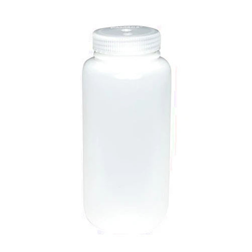 Nalgene HDPE Wide Mouth Packaging Bottle, 32oz/1000ml (case of 50)