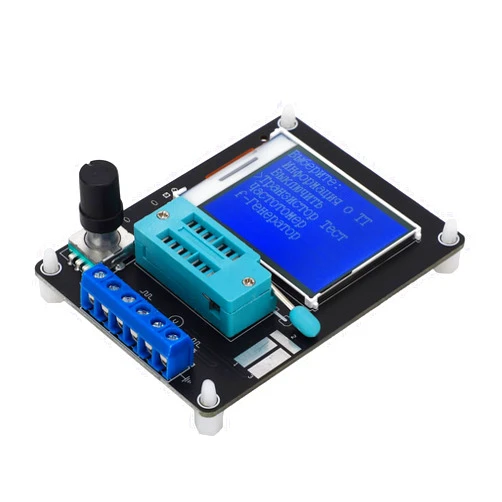 Marhynchus Transistor Tester, Capacitance Inductance Meter with TFT Color Screen, Volt Frequency Measurement for PCB Control (Russian Simplified Version)