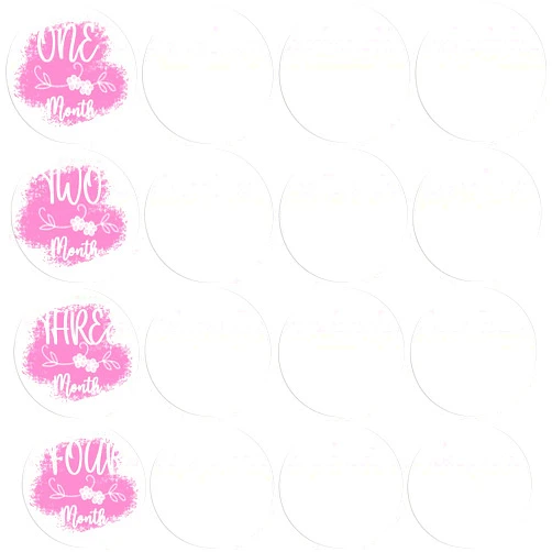 JINMURY 20 Pieces Clear Acrylic Circles 3 Inch Acrylic Plexiglass Disc Transparent Round Acrylic Card Sign for Milestone Markers, Acrylic Place Cards, Painting and DIY Projects