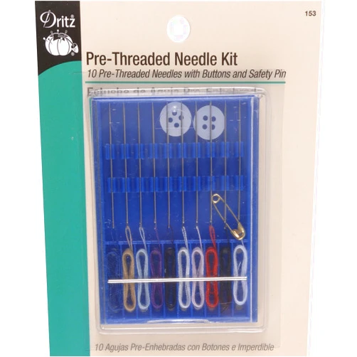 Dritz 153 Pre-Threaded Needle Kit