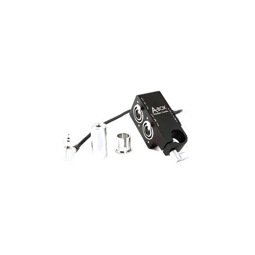 Wooden Camera A-Box for KOMODO-X, KOMODO, DSMC2 and DSLR Cameras, 3.5mm Input to Dual XLR Inputs Adaptor