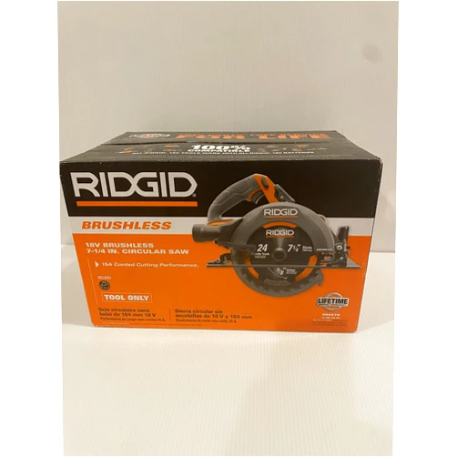 Generic 18V Brushless Cordless 7-1/4 in. Circular Saw, Black, Grey, Orange