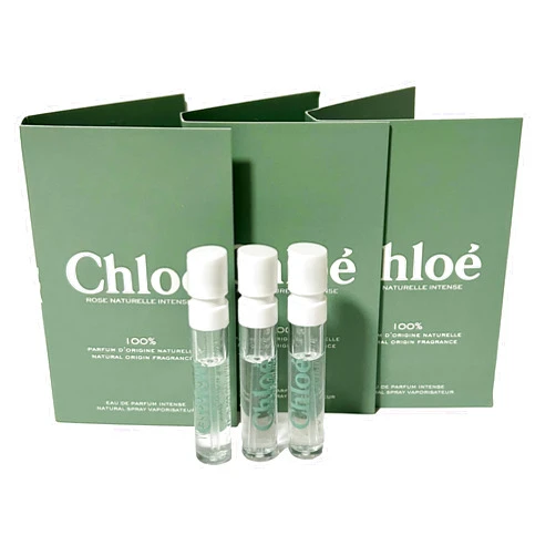 Chloe Rose Naturelle Intense Sample Perfume WOMEN Spray 1.2 ml / 0.04 oz - set of 3
