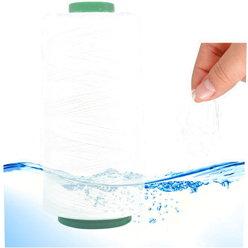 Perfsign 1000m Water-Soluble Thread Spool,Water Soluble Yarn Dissolves Quickly in Water,White Dissolvable Thread,Biodegradable Eco-Friendly Quilting,for Clothes Security Labels,Anti-Theft Labels,Security Tags